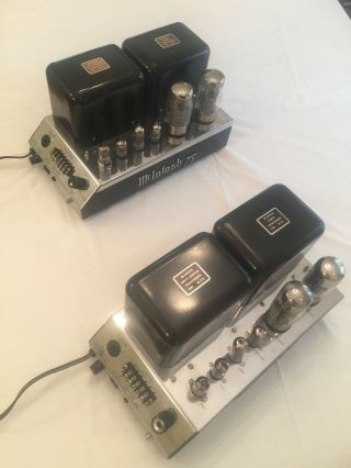 Vintage McIntosh MC75 Mono Block Amplifiers,  Pair 2