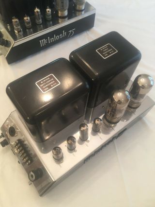Vintage McIntosh MC75 Mono Block Amplifiers,  Pair 4