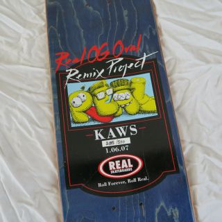 RARE REAL × KAWS 2007 Skateboard Deck Limited 385/500 Remix Project Supreme 3