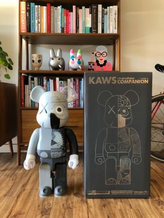 RARE Exceptional Be@rbrick Kaws Originalfake Grey 1000 Bearbrick 1000 4