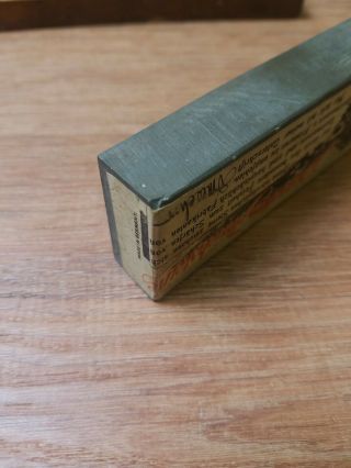 VTG SHARPENING STONE/HONE HOHENZOLLERN ABRIEHSTEINE LABEL GERMANY 7