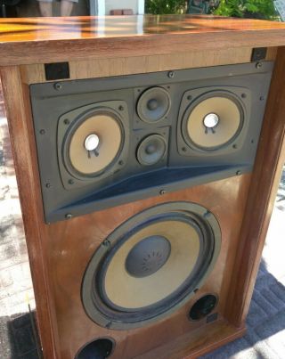 Sansui SP - 1200 Vintage 3 Way 5 Speaker Floorstanding Speaker Pair 6
