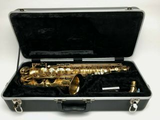 Vintage 1973 Henri Selmer Paris Mark Vi 210,  000 Series Alto Saxophone,  Skb Case