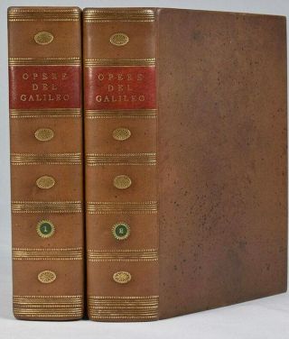 1655 GALILEI GALILEO RARE FIRST EDITION OF THE FIRST COLLECTED FINE LEATHR 4
