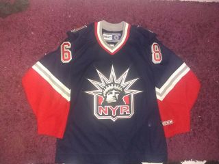 Jaromir Jagr Vintage York Rangers CCM NHL Jersey Lady Liberty 2