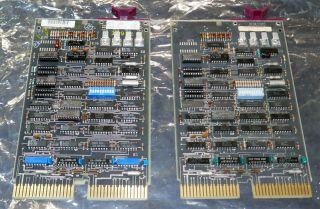six Vintage DEC PDP - 11 boards - H214 core,  M9312 M9302 A007 8