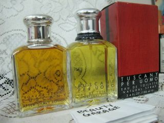 Rare Vintage Aramis Tuscany Per Uomo 100ml 3.  4 Oz Edt,  After Shave Men Perfume