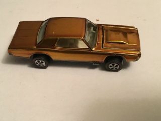 Rare Hot Wheels Redline Custom T - Bird 1967 Usa Gold No Black Roof Near Perfect