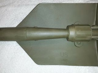 WW2 US Army pack shovel.  Dated 1944.  Never been 2