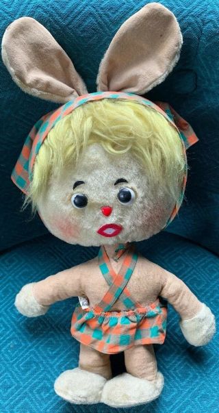 Antique Cloth Doll Italian Hand Made Exclusively For Macy’s Department Store 40s