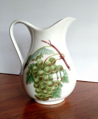 Pomona Pitcher Portmeirion By Susan Williams Ellis Made In Britain 9 " Tall