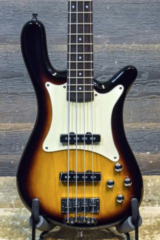 Warwick Gps Streamer Cv 4 Pro Series Vintage Sunburst Passive 4 - String El.  Bass