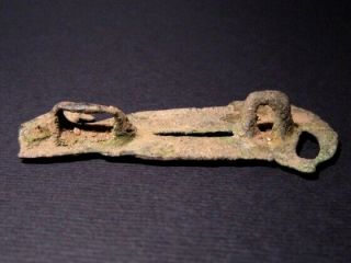 EXTREMELY RARE SCYTHIAN BRONZE MOUNT DECORATION,  BIRD SHAPE, 4