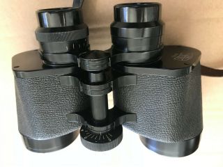 Carl Zeiss 8 X 50 Vintage Binoculars in Leather Case 2