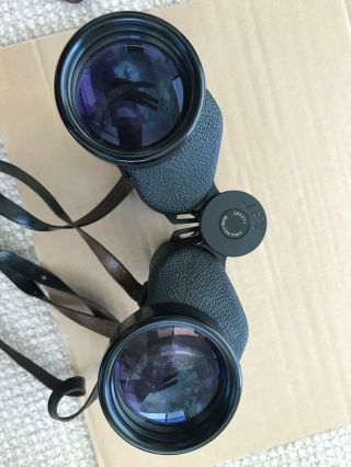 Carl Zeiss 8 X 50 Vintage Binoculars in Leather Case 5
