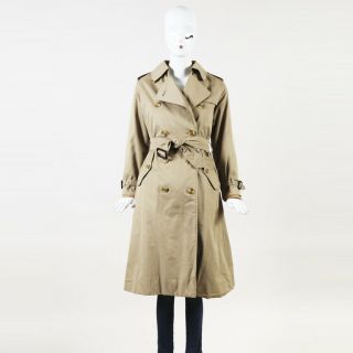 Vintage Burberrys Wool Camel Hair Trench Coat