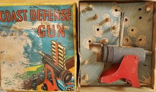 Very Rare 1942 Baldwin Manufacturing Coast Defense Gun W Orig Box - Made In Usa