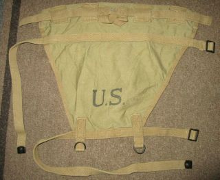 1944 Dated Us Army M - 1928 Haversack Pack Tail Extension,  British Made
