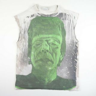 Frankenstein Mosquitohead Sleeveless T Shirt,  Vintage 1990 