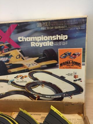 Vintage AFX Model Motoring Championship Royale HO Scale Race Set RARE ZO 6