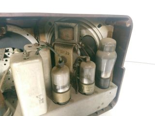 Vintage Art Deco Majestic USA Bakelite Case Tube Radio Bullet Knobs - Read Desc. 7