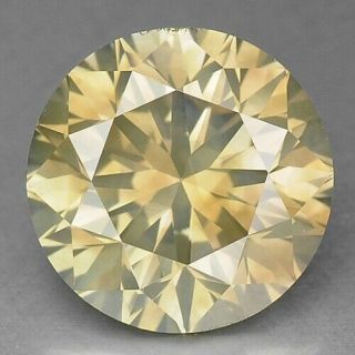 2.  08 Cts Very Rare Igi Certified Natural Fancy Yellow Brown Color Diamond