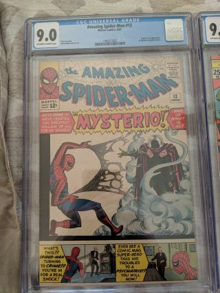 Spider - Man 13 Cgc 9.  0 Nm Hot Rare Key Comic 1st Mysterio Movie Soon
