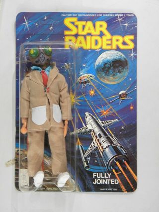 Vintage 1977 Tomland Industries Ltd.  Toys Star Raiders Rare Oov Moc Human Fly