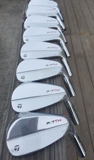 Tour issue Taylormade P7TW Tiger Woods Iron Set 3 - PW (Heads Only) extremely rare 3