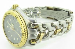 Vintage Tag Heuer Link SEL Steel & Gold 34mm Quartz Watch Ref WG1220 $1 N/R 3