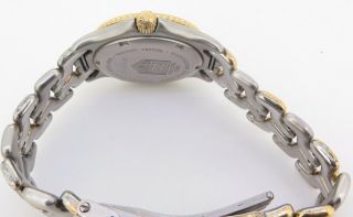 Vintage Tag Heuer Link SEL Steel & Gold 34mm Quartz Watch Ref WG1220 $1 N/R 5