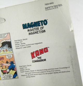 Mattel 1984 Marvel Heroes Secret Wars Villains 3 - pack rare 3
