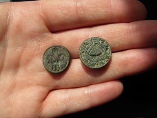 Two Medieval Bronze Seal Matrices