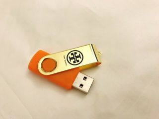 Rare Tory Burch 4gb Usb Flash Drive For Mcgraw Chelsea Robinson Pouch Bag Tote