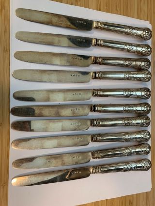 925 Sterling Silver Knives | Set Of 10