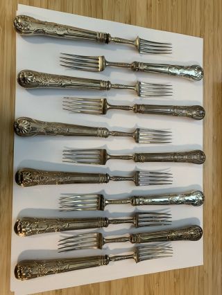 925 Sterling Silver Forks | Set Of 11