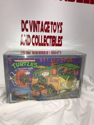 Vintage Playmates 1989 Teenage Mutant Ninja Turtles Party Wagon Afa 85 - Tmnt -