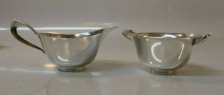 Vintage Reed & Barton Sterling Silver Cream & Sugar Set - Model Number X80