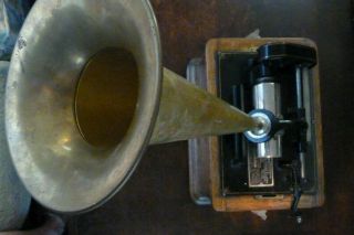 ANTIQUE EDISON HOME CYLINDER PHONOGRAPH 519319 Model H 4 minute 8