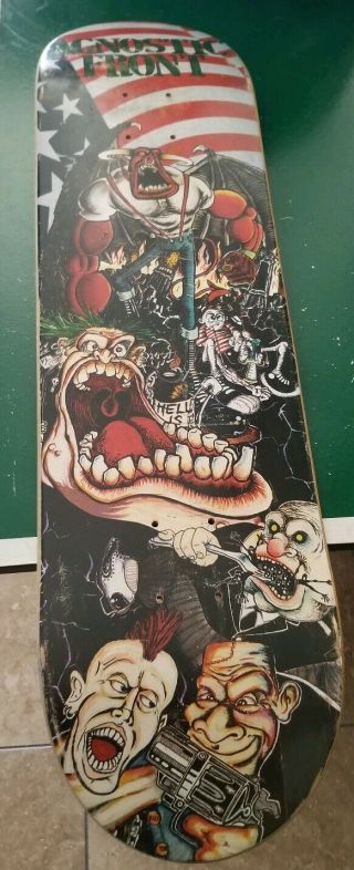 Agnostic front commemorative rare skateboard deck 76 of125 punk Limited Edition 2