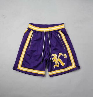 Mitchell And Ness Vintage X Kith Los Angeles Purple S M L Xl