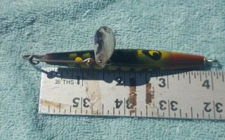 VINTAGE SMITHWICK FISHING LURE DEVELS HOSE WEEDLESS GREEN RARE 2