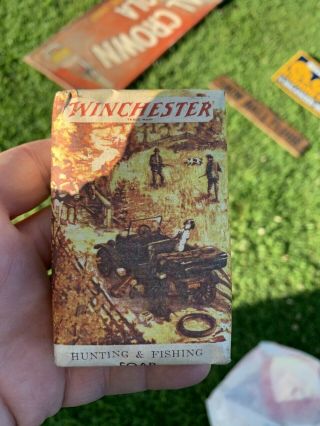 Rare Vintage 1927 Winchester Hunting And Fishing Soap