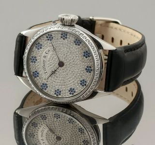 Patek Philippe,  Tiffany & Co Movem Swiss Swarovski Jewels Skeleton Rare Watch 38