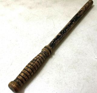 Us Military Police Vintage World War 2 Baton Rustic Rare Item