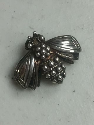 Tiffany & Co Vintage Sterling Silver Bumble Bee Pin