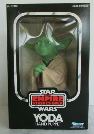 Vintage Yoda Hand Puppet - Kenner - Star Wars - 1980 - - 69390