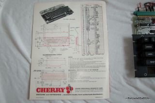 VTG 1980 ' s Cherry PRO B70 05AB ACII Computer Keyboard Customize Programming 8