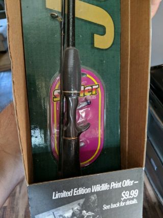 Johnson Century Model 100B Fishing Rod Combo 40th anniversary NIB 5