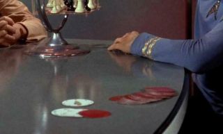 STAR TREK VINTAGE ROUND PLAYING CARDS PROP TOS JAJACO 5